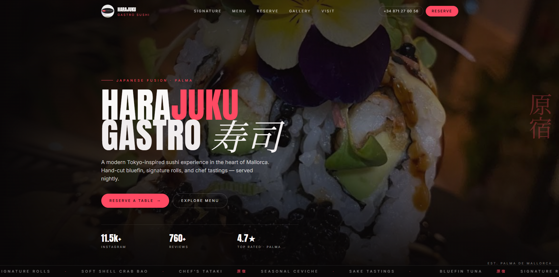 Harajuku Gastro Sushi preview