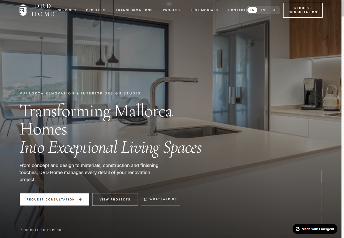 DRD Home preview